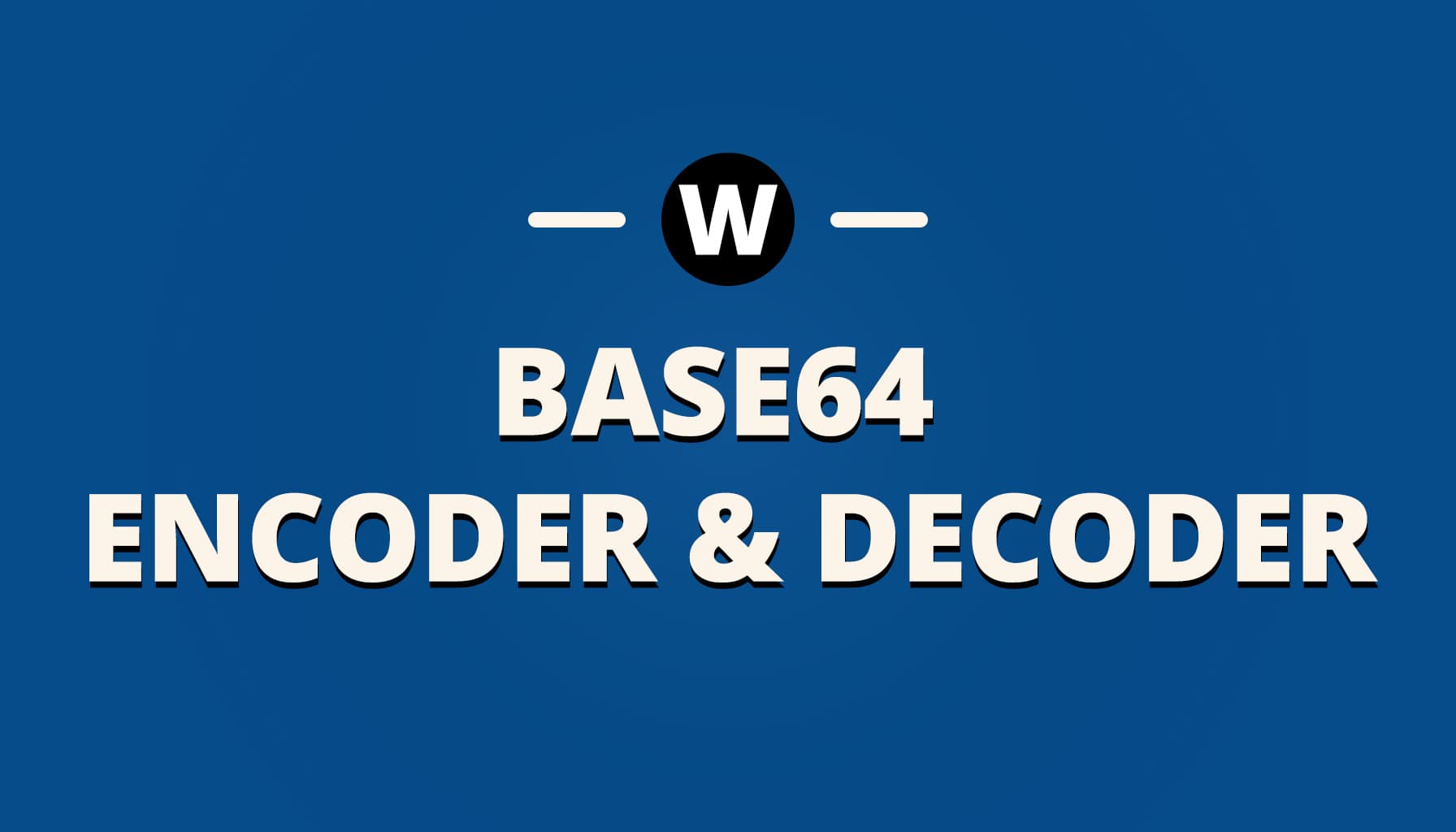 Base64 Encode and Decode Online Converter